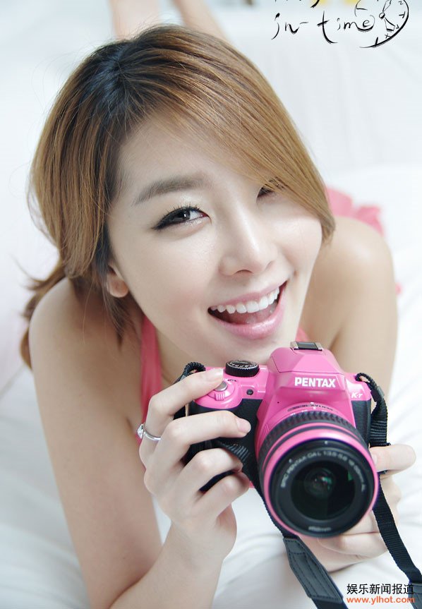 美女玩单反 美女明星